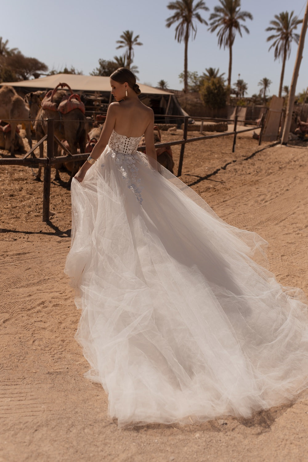 Daphne #MB24-21 with Bolero – Julie Vino Mimosa Wedding Dress